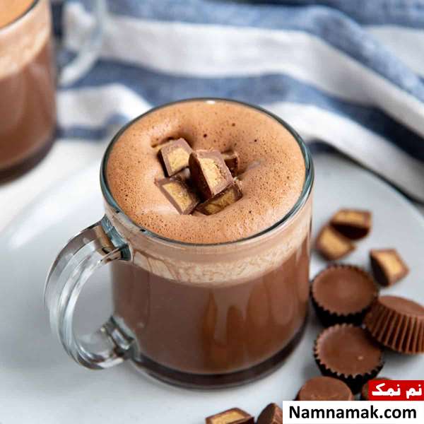 هات چاکلت با شکلات تخته ای