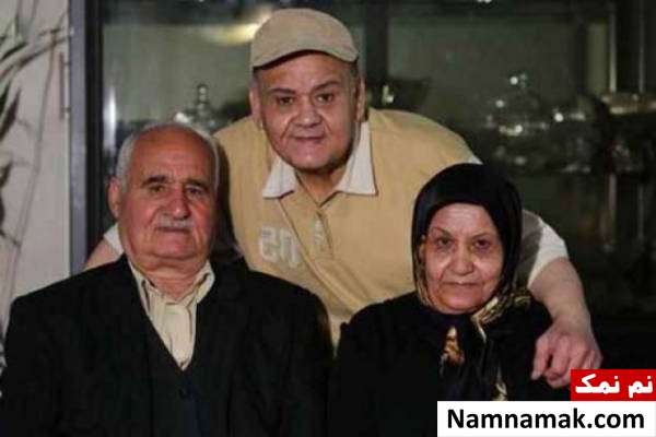 اکبر عبدی و پدر و مادرش