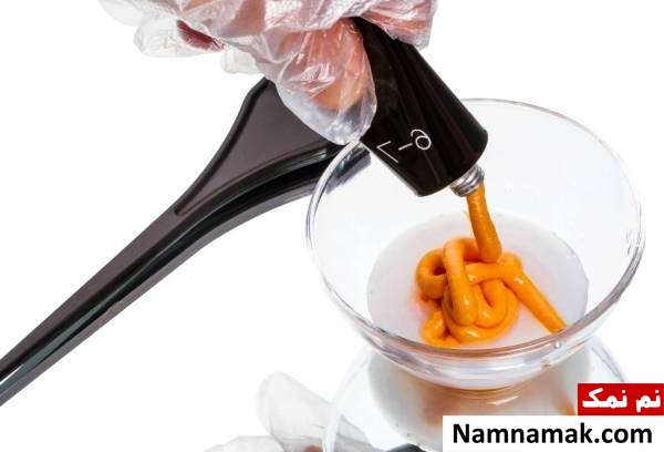 نگهداری باقیمانده رنگ مو