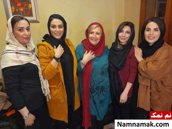 شهین تسلیمی در پشت صحنه سریال رعد و برق
