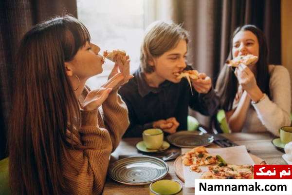 میانگین مصرف پیتزا