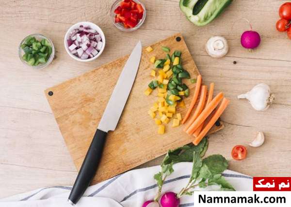 روش صحیح استفاده چاقو حرفه ای آشپزی