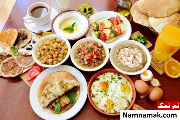 صبحانه سنتی و محلی لبنانی