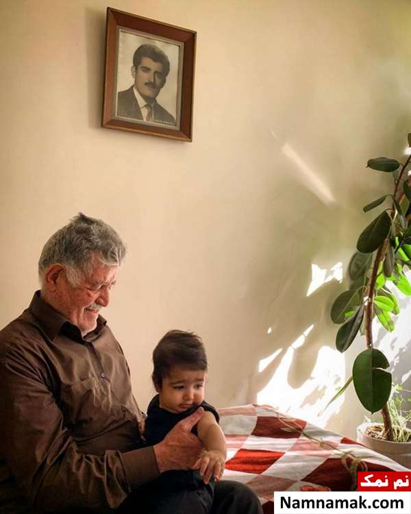 عکس خانوادگی کوروش سلیمانی با همسر و فرزندانش پدر و پسر کورش سلیمانی