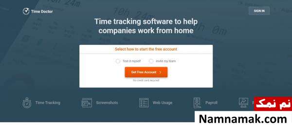 معرفی قابلیت های برنامه Time Doctor