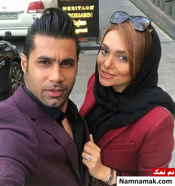 محسن فروزان و همسرش نسیم نهالی محسن فروزان و همسرش نسیم نهالی