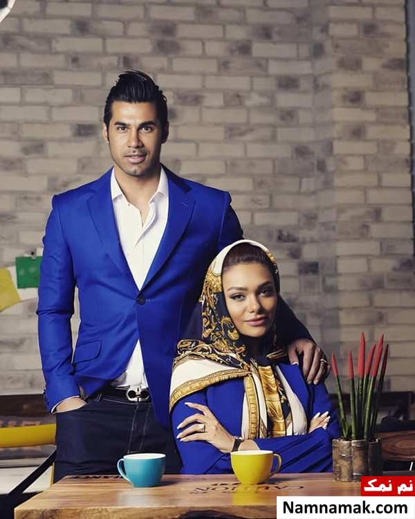 محسن فروزان و همسرش نسیم نهالی محسن فروزان و همسرش نسیم نهالی