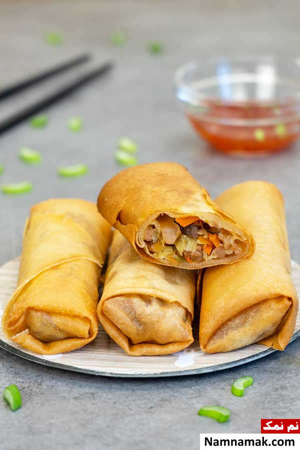 اسپرینگ رول گوشت