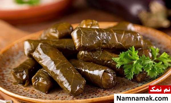 طرز تهیه دلمه برگ مو 