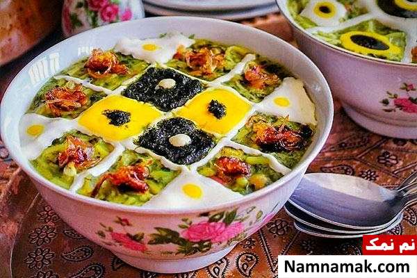 پختن آش رشته از رسوم نوروزی در کرمان
