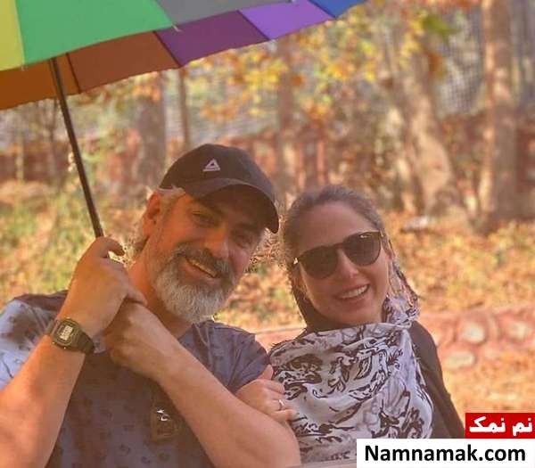 مهدی پاکدل و همسرش رعنا آزادی ور