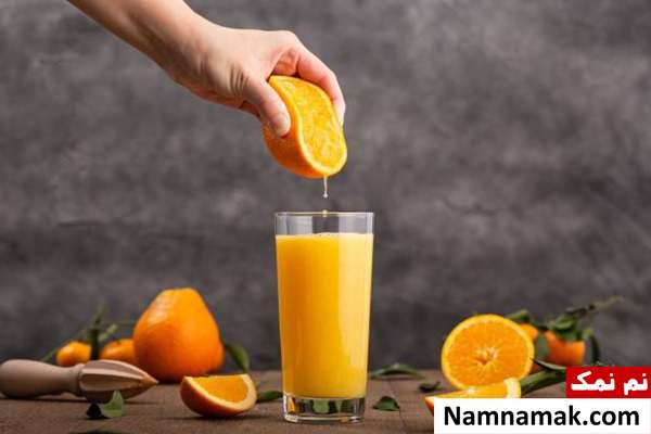 پرتقال یا آب پرتقال برای اگزما
