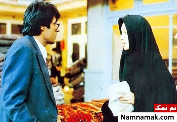 عکسی قدیمی و جالب نیکی کریمی و خسرو شکیبایی خسرو شکیبایی و نیکی کریمی در فیلم سارا