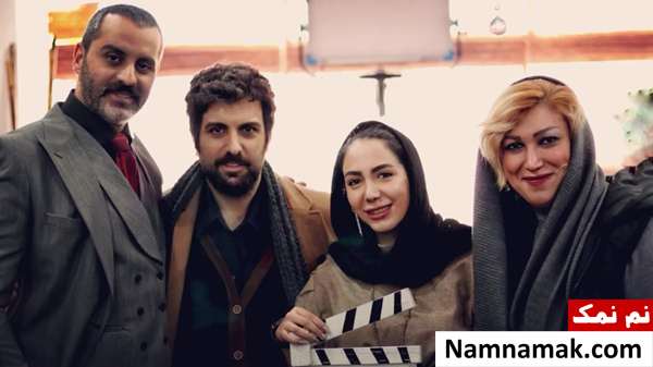 علیرام نورایی و پولاد کیمیایی به همراه کارگردان و شیما جبرایٔیلی پور