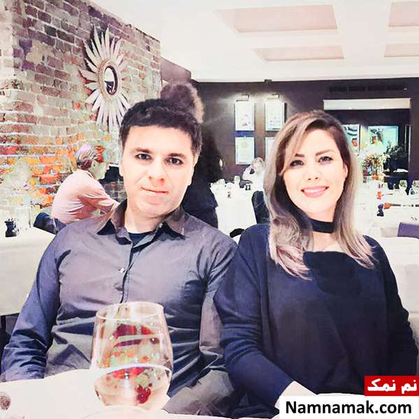 ریحانه فلاح و همسرش
