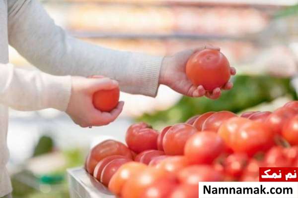 چگونه هنگام خرید گوجه فرنگی خوبی انتخاب کنیم؟ +مشخصات سفت بودن از مشخصات گوجه فرنگی خوب