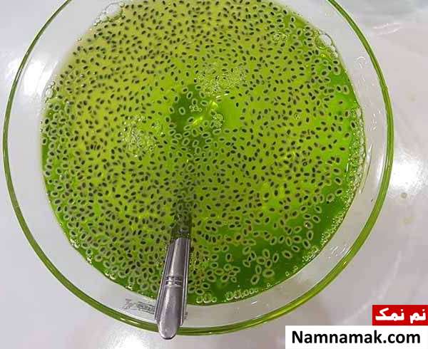 شربت رنگی سبز