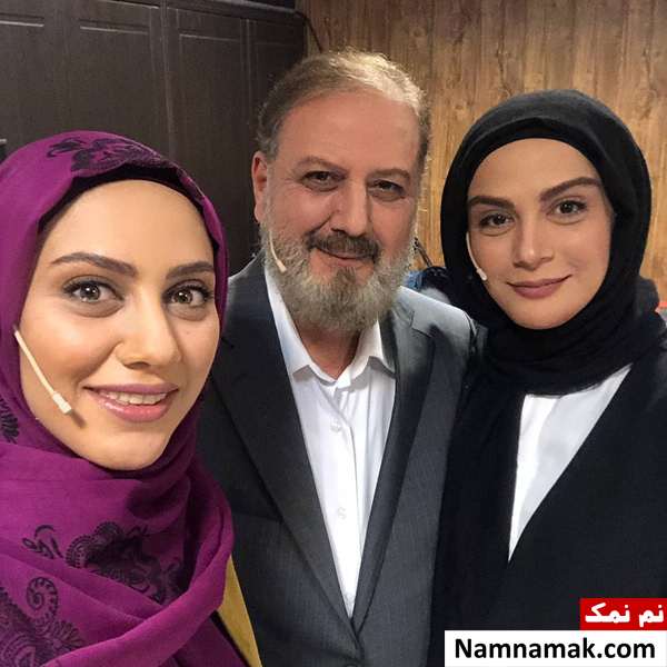 بازیگرانی که در خانواده هنرمند بزرگ شدند مارال و مونا فرجاد به همراه پدرشان
