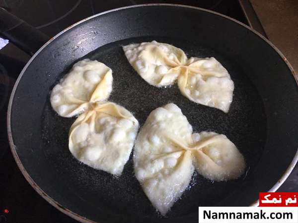 گوش فیل با پودر قند