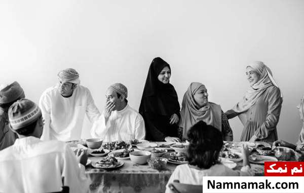 افطار دعوت کردن از آداب و رسوم رمضان