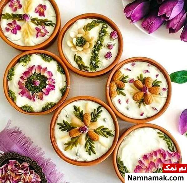 تزیین ها ساده برای شیر برنج