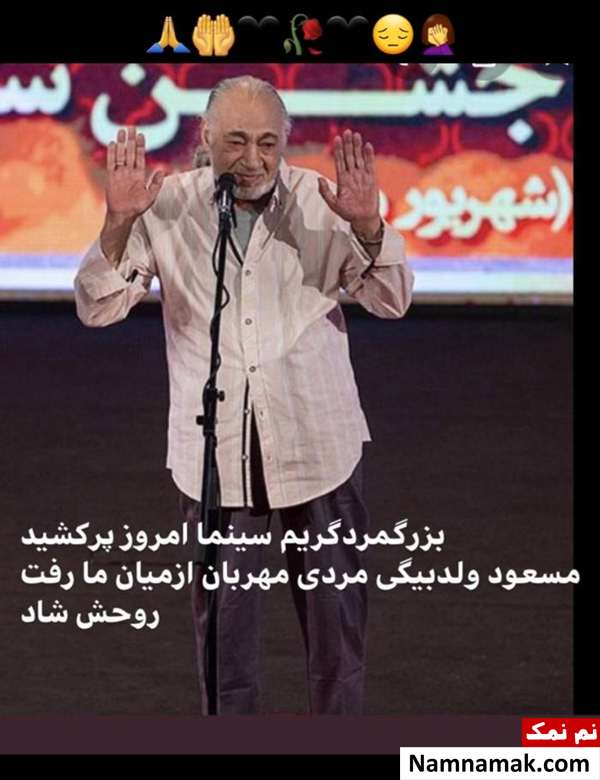 واکنش چهره ها به درگذشت مسعود ولدبیگی پیام تسلیت نسرین مقانلو