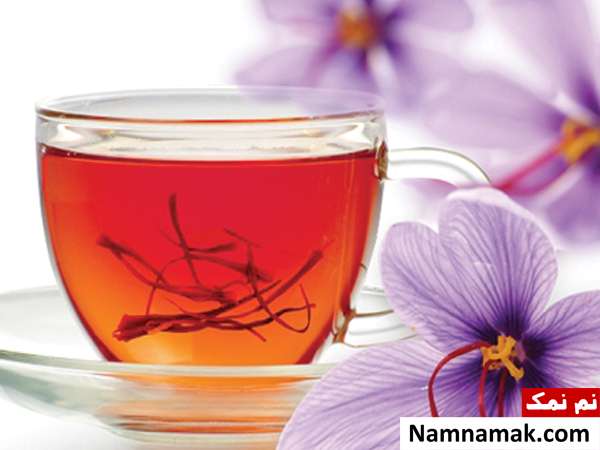 طرز تهیه چای زعفران برای پریود شدن
