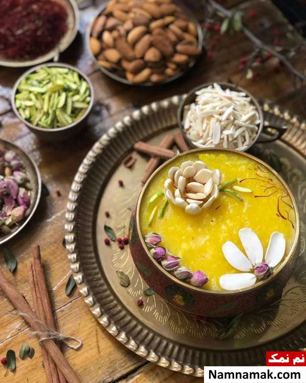 خلال بادام و پسته برای تزیین
