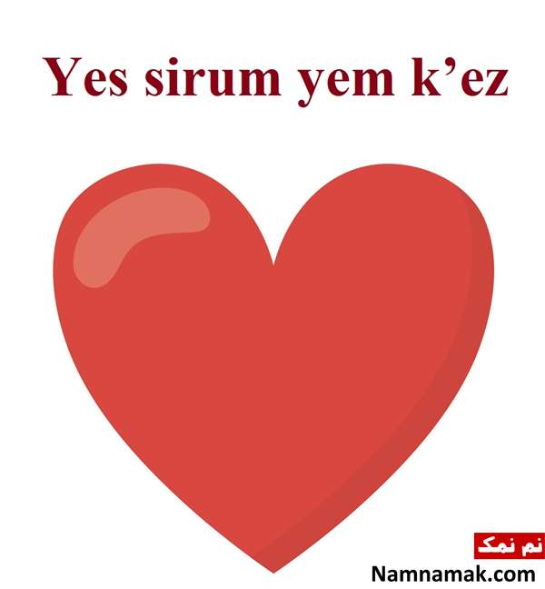 جمله دوستت دارم به زبانهای مختلف جهان دوستت دارم به زبان ارمنی - Yes sirum yem k’ez