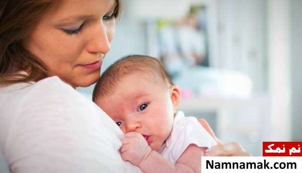 آروغ گیری صحیح نوزادان 