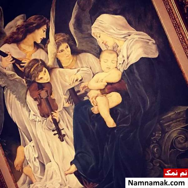 نقاشی های جالب مه لقا باقری درباره مادر + عکس نقاشی های مه لقا باقری