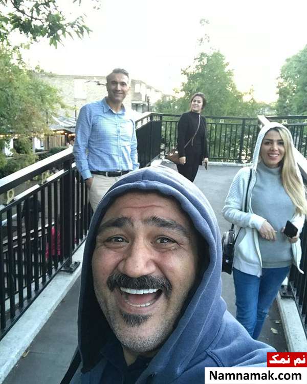 مهران غفوریان و همسرش آرزو
