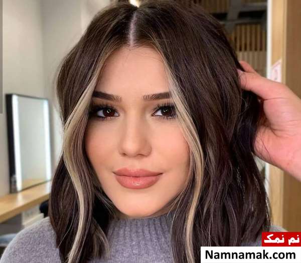 مدل رنگ و مش موی کوتاه زنانه و دخترانه