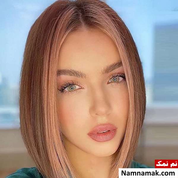 مدل رنگ و مش موی کوتاه زنانه و دخترانه