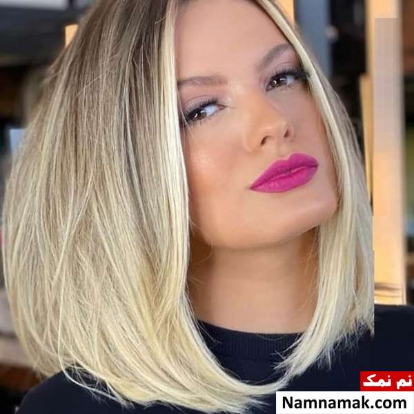 مدل رنگ و مش موی کوتاه زنانه و دخترانه