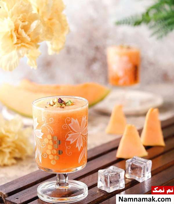 فالوده طالبی خوشمزه بدون مخلوط کن
