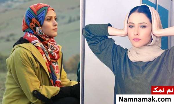 عکس های باورنکردنی از بازیگران زن سریال احضار قبل و بعد از گریم گریم آدرینا صادقی در سریال احضار