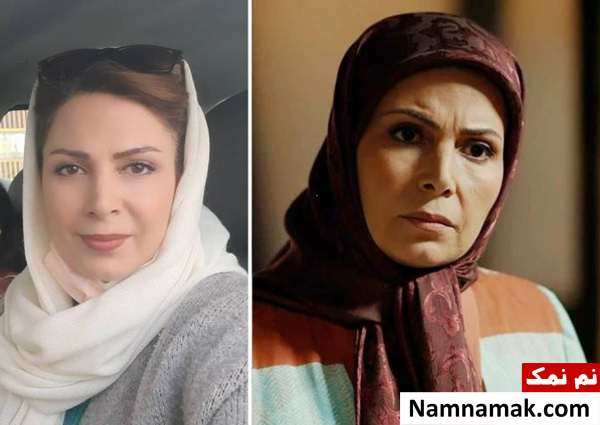 عکس های باورنکردنی از بازیگران زن سریال احضار قبل و بعد از گریم گریم نسرین نکیسا در سریال احضار