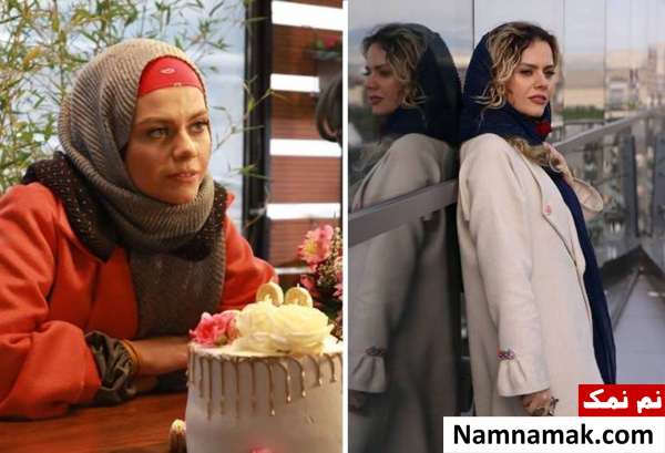 عکس های باورنکردنی از بازیگران زن سریال احضار قبل و بعد از گریم گریم غزاله نظر برای سریال احضار