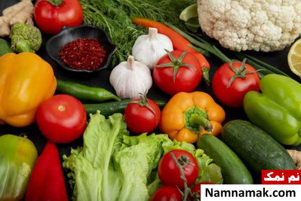 از سبزیجات استفاده کنید