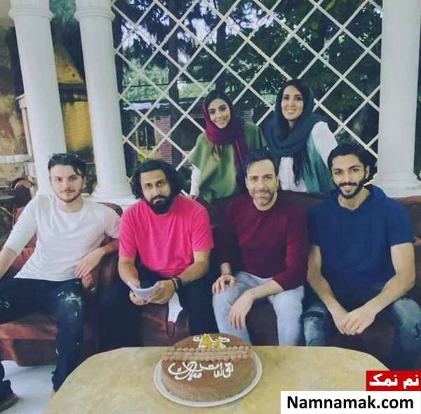 جشن تولد مجید واشقانی بازیگران سریال مجید واشقانی