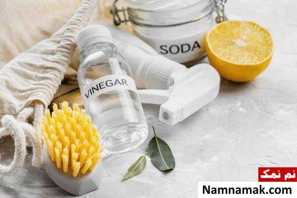 طرز تهیه نرم کننده طبیعی با جوش شیرین و سرکه