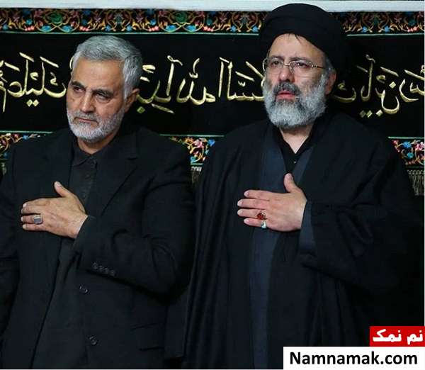 ابراهیم رئیسی و قاسم سلیمانی