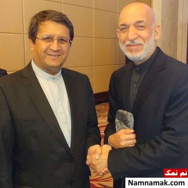 زندگینامه عبدالناصر همتی و همسرش عبدالناصر همتی و حامد کرزای سیاستمدار افغانی