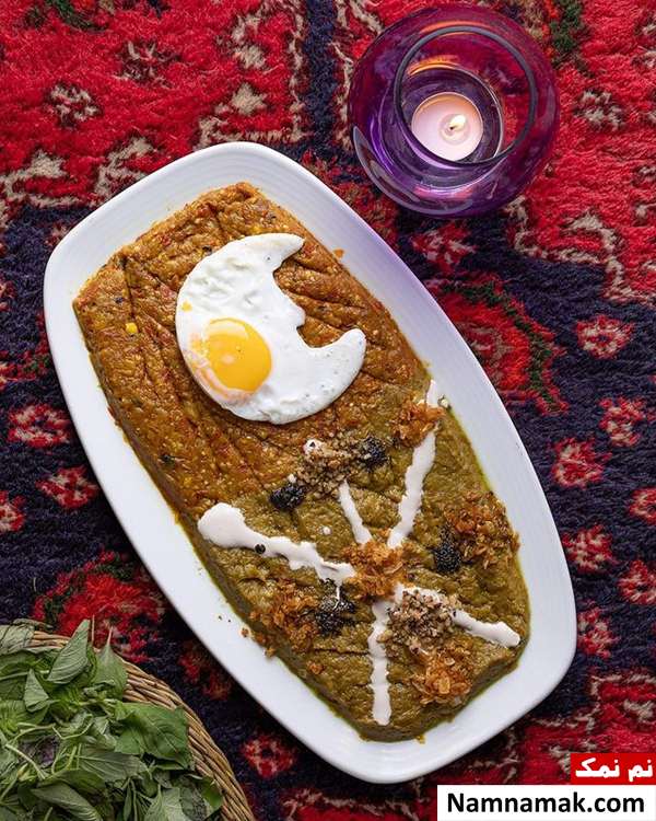 طرز تهیه میرزاقاسمی با رب گوجه