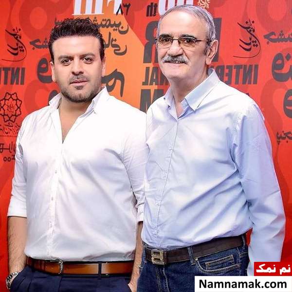بهرنگ علوی و پدرش در اکران فیلم شهربانو