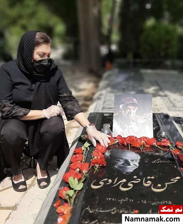 عکس آرامگاه محسن قاضی مرادی آرامگاه ابدی محسن قاضی مرادی
