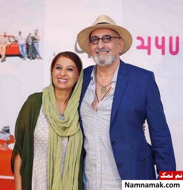 اسامی بازیگران معروف مرد ایرانی و همسرانشان فرهاد آئیش و همسرش مائده طهماسبی