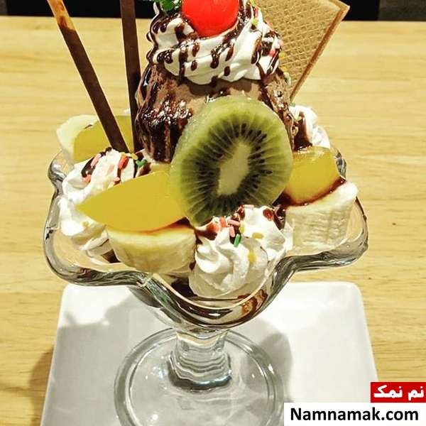 بستنی وانیلی