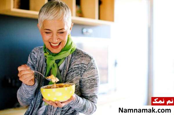 تغذیه و رازهای غذایی زنان زیبا و سالم تغذیه مفید یائسگی
